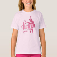 Rosa Ballerina Silhouette Ballett Tanz 