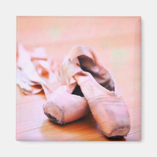 Rosa Ballett-Pantoffel Pointe Schuh-Tanz-Schablone Magnet