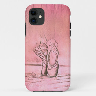 Rosa Ballettschuhe auf Pointe Case-Mate iPhone Hülle