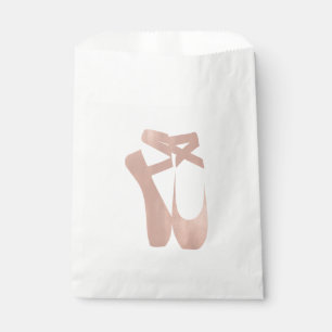 Rosa Ballettschuhe Ballerina Roségold Party Geschenktütchen