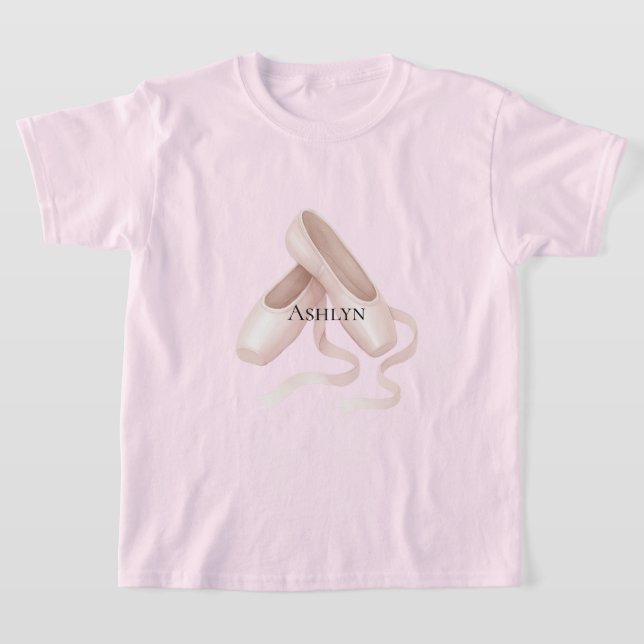 Rosa Ballettschuhe T-Shirt (Ablage )