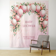 Rosa Balloons Hintergrund