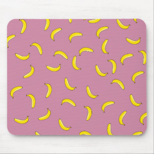 Rosa Bananen Mousepad