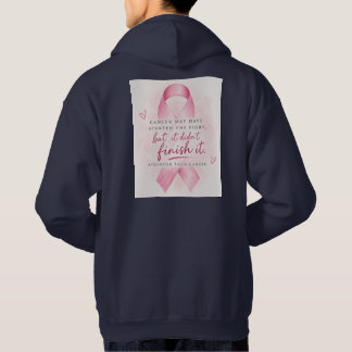 Rosa Band Brustkrebs-Bewusstsein Hoodie