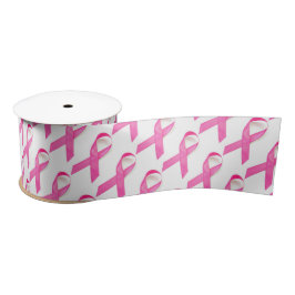 Rosa Band-Brustkrebs-Bewusstsein Satinband