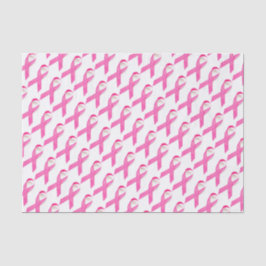 Rosa Band-Brustkrebs-Bewusstsein Seidenpapier