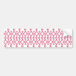Rosa Band danken Ihnen Autoaufkleber