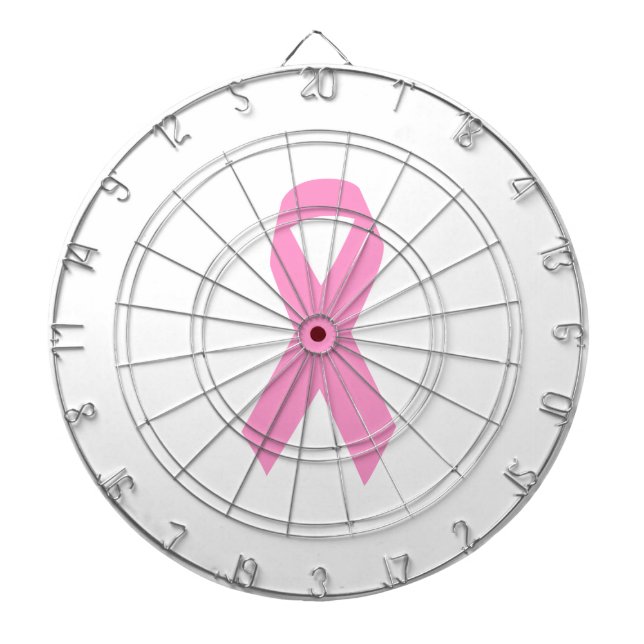 Rosa Band Dartscheibe (vorne)