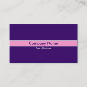 Rosa Band - Deep Violet Visitenkarte