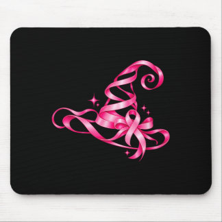Rosa Band Hexenhut Brustkrebsbewusstsein Mousepad