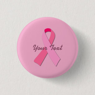 Rosa Band mit individuellem Text Button