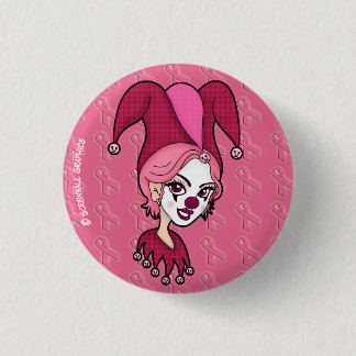 Rosa Band-Spaßvogel-Knopf (klein) Button