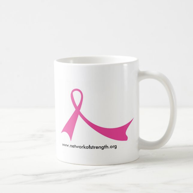 Rosa Band-Tasse Kaffeetasse (Rechts)
