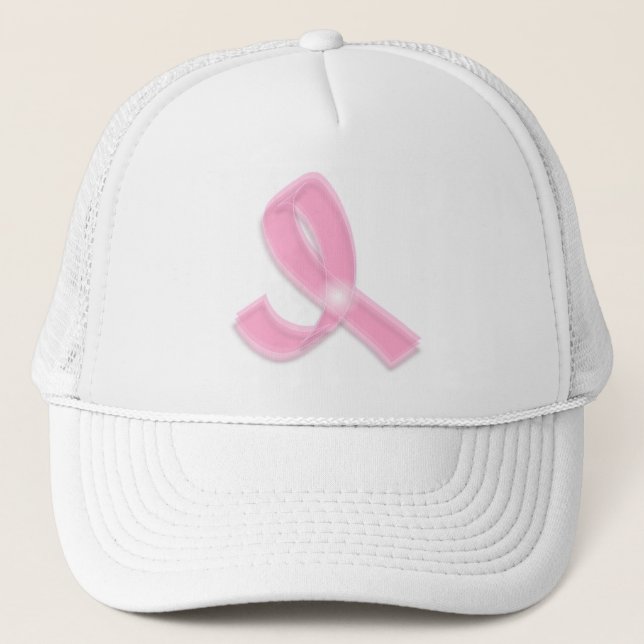 Rosa Band Truckerkappe (Vorderseite)