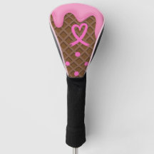 Rosa Band über Waffelbrust 