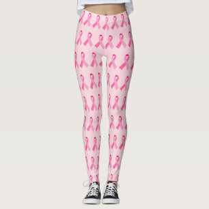Rosa Band-wechselndes Muster auf hellrosa Leggings