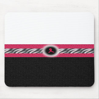 Rosa Band Zebra mousepad