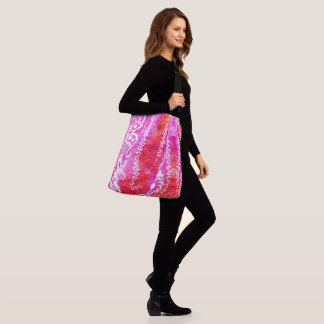 Rosa Bandana Big Bag Tragetaschen Mit Langen Trägern