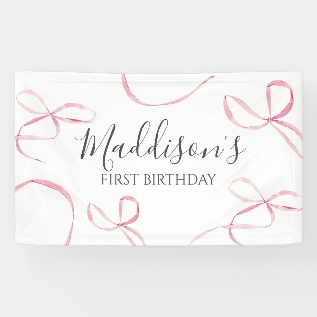 Rosa Banner, Buggebläse Banner (Horizontal)