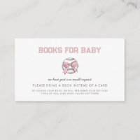 Rosa Baseball-Mädchen-Baby-Party-Bücher für Baby