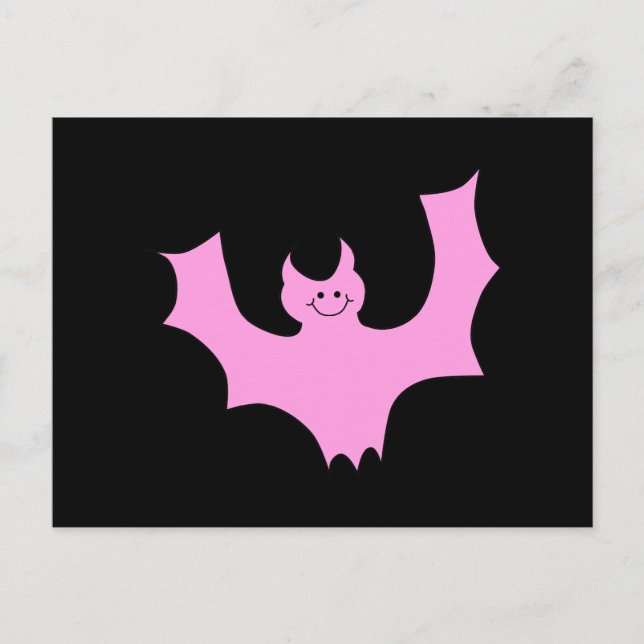 Rosa Bat. Postkarte (Vorderseite)