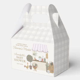 Rosa Bauern Markt Frische Babydusche Geschenkschachtel
