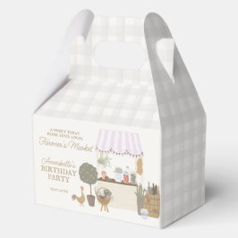 Rosa Bauern Marktfarm Fresh Birthday Geschenkschachtel