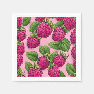 rosa Beere Serviette
