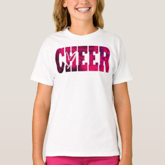 Rosa Beifall-Herz-Shirt T-Shirt