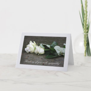 Rosa-Beileid Karte