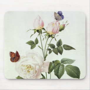Rosa: Bengale das Hymenes, von 'Les Rosen Mousepad