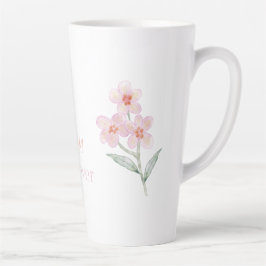 Rosa Beste Mutter überhaupt - Latte-Tasse, Muttert Milchtasse