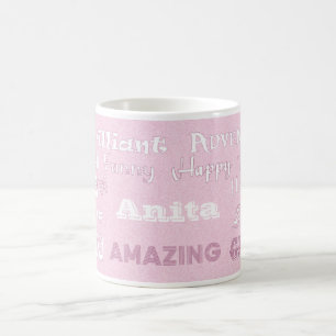 Rosa bester Freund-Tasse Anita Kaffeetasse