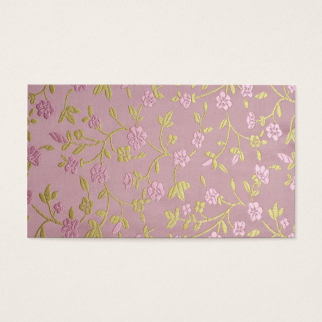 Rosa bestickte Blume (Vorderseite)