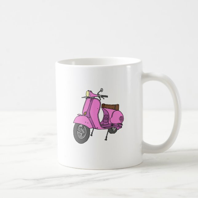 Rosa Bewegungsroller Kaffeetasse (Rechts)
