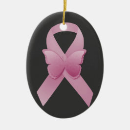 Rosa Bewusstseins-Band Keramikornament