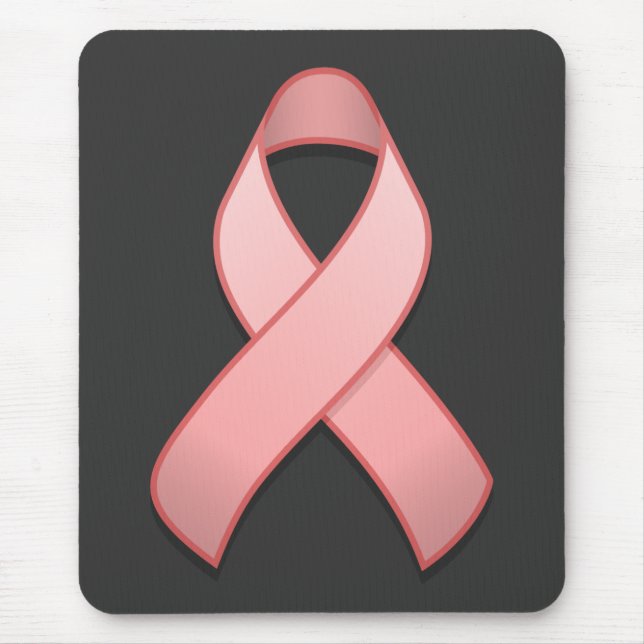 Rosa Bewusstseins-Band Mousepad (Vorne)