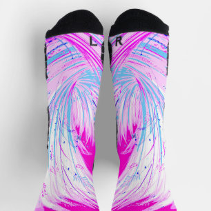 Rosa bezaubernder Garten Socken