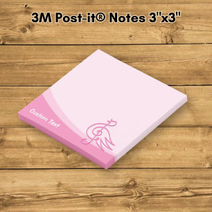 Rosa Bird Musik Post-it Klebezettel