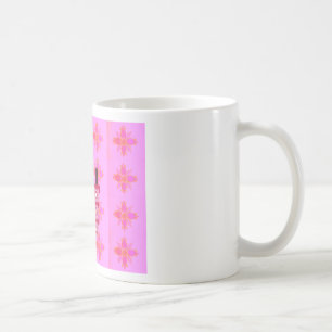 Rosa Birthday Cake Art Print Kaffeetasse