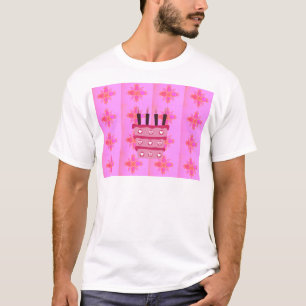 Rosa Birthday Cake Art Print T-Shirt