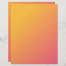 Rosa bis Orange Ombre Craft oder Scrapbooking Papi