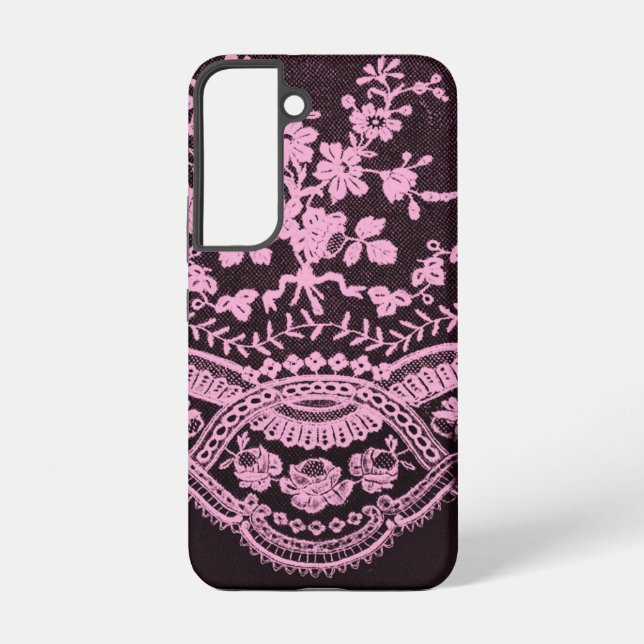 Rosa Bläschen Samsung Galaxy Hülle (Rückseite)