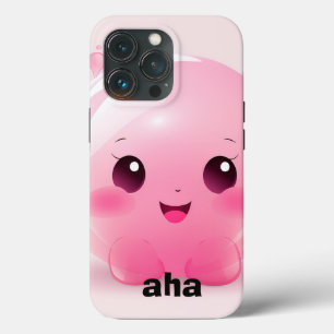 Rosa Blase Cartoon AHA Telefonzelle Case-Mate iPhone Hülle