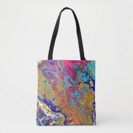 Rosa Blasen-Acryl gießen Tasche zwei
