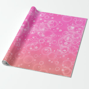 Rosa Blasen Geschenkpapier