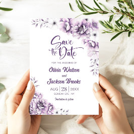 Rosa Bläsereihe speichern das Datum Einladung