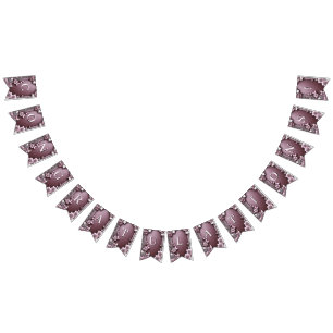 Rosa Bläserenjagdflagge Wimpelkette