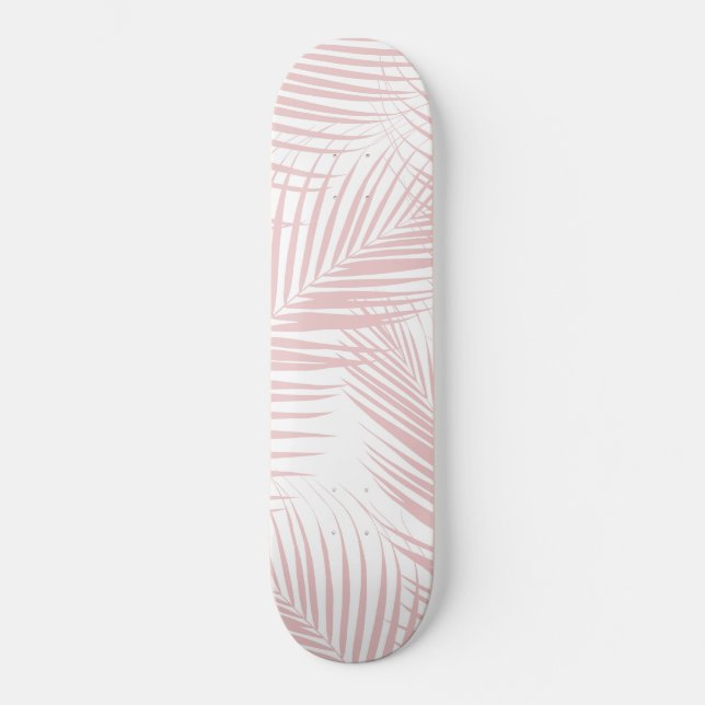 Rosa Blätter Dream Cali Summer Vibes #2 Skateboard (Vorderseite)