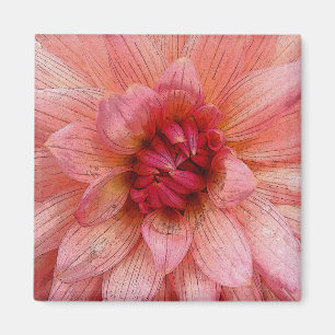 Rosa Blätter Magnet